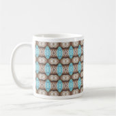 Blausteine-Muster-Tasse Kaffeetasse (Links)
