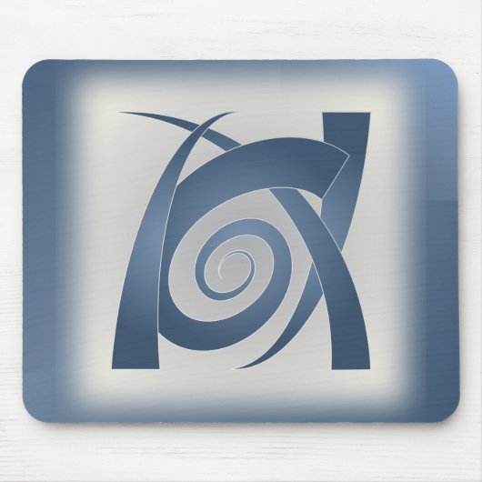 Blausteinelefant Mousepad (Vorne)