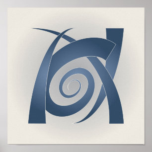 Blausteinelefant Poster