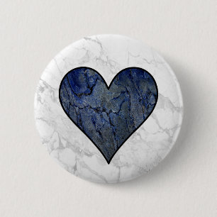 Blausteinmarbelmuster Button