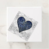 Blausteinmarbelmuster Geschenkanhänger (Beispiel)