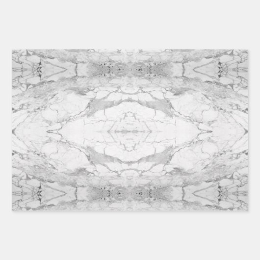 Blausteinmarbelmuster Geschenkpapier Set (Vorderseite 3)