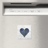 Blausteinmarbelmuster Magnet (In Situ (Geschirrspüler))