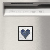 Blausteinmarbelmuster Magnet (In Situ (Geschirrspüler))