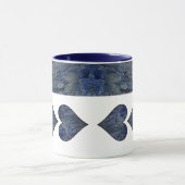 Blausteinmarbelmuster Tasse (Zentrum)
