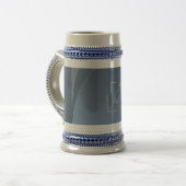 Blausteinziegel Bierglas (Vorderseite Links)