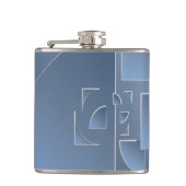 Blausteinziegel Flachmann (Vorderseite)