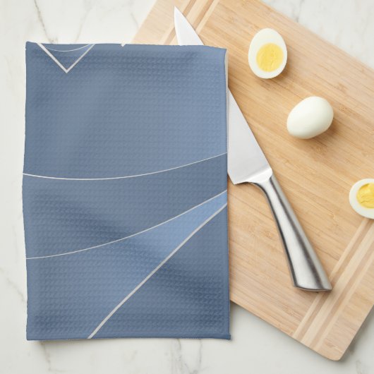 Blausteinziegel Geschirrtuch (Viertel Falte)