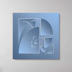 Blausteinziegel Leinwanddruck