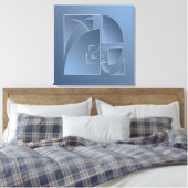 Blausteinziegel Leinwanddruck (Insitu (Schlafzimmer))