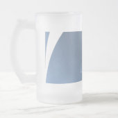 Blausteinziegel Mattglas Bierglas (Links)
