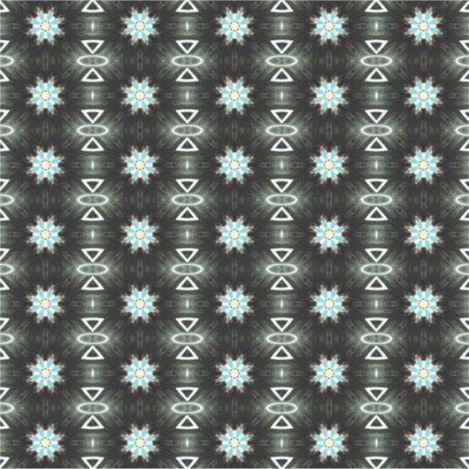 Blaustern auf schwarz aufkleber (Vorderseite)