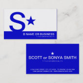 Blaustern Visitenkarte (Vorne/Hinten)