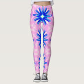 Blausterne rosa leggings (Vorderseite)