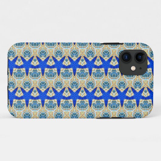 Blausternenreihe Case-Mate iPhone Hülle (Rückseite (Horizontal))
