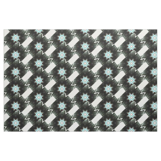 Blausternfedern Stoff (Fat Quarter (45,7 x 55,9 cm))