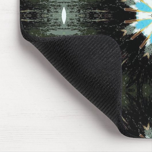 Blausterngeometrie Mousepad (Ecke)