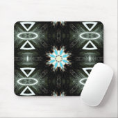 Blausterngeometrie Mousepad (Mit Mouse)