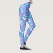 Blausternlavene Leggings (Rechts)