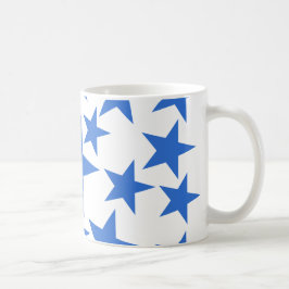 Blausternmuster Kaffeetasse