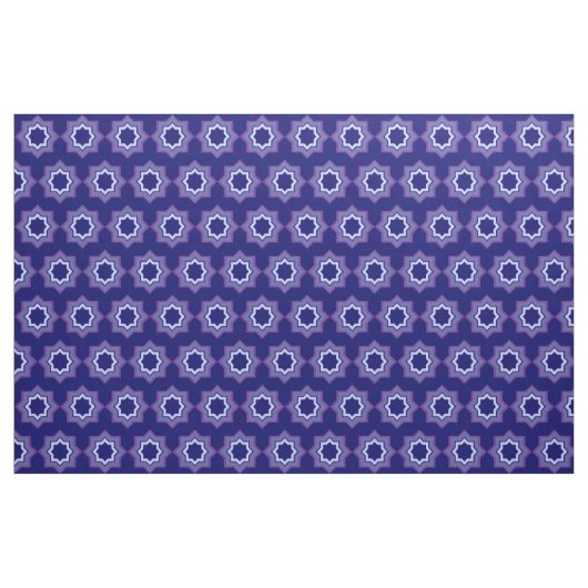 Blausternmuster Stoff (Yard (91,4 cm))
