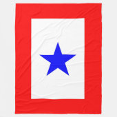 Blausternmütter Fleecedecke (Vorderseite)