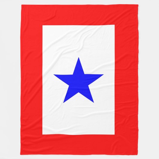 Blausternmütter Fleecedecke (Vorderseite)