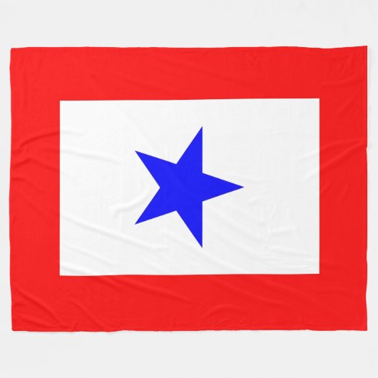 Blausternmütter Fleecedecke (Vorderseite (Horizontal))