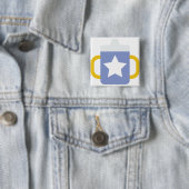 Blausternsickerung Button (Beispiel)