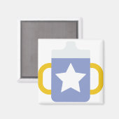 Blausternsickerung Magnet (Vorderseite/Rückseite)