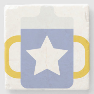 Blausternsickerung Steinuntersetzer