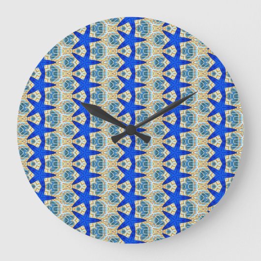 Blausternuhr Große Wanduhr (Vorderseite)