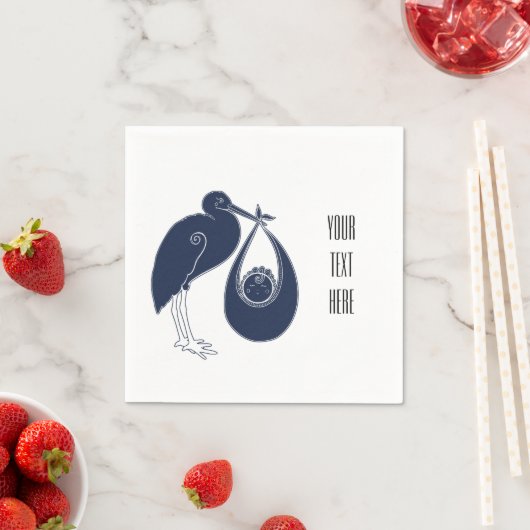 Blaustorch Serviette (Beispiel)