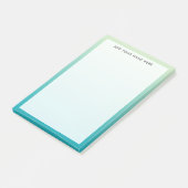 Blaustrahler transparent post-it klebezettel (angewinkelt)