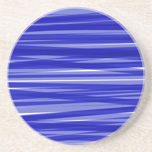 Blaustreifen Getränkeuntersetzer (Vorne)
