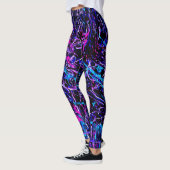 Blaustreifen Leggings (Links)