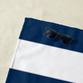 Blaustreifen Strandtuch (Beispiel)
