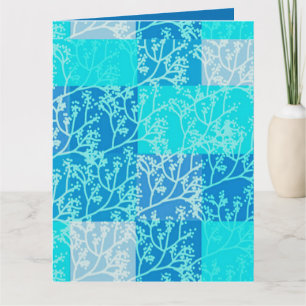 Blauton-Blatt-Plaidts Karte