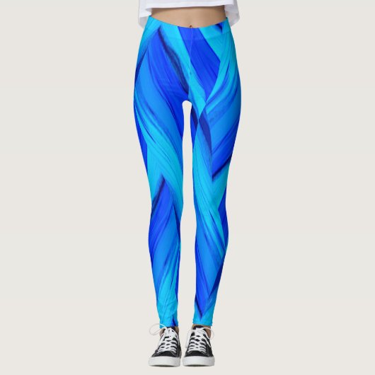 Blautöne der Leggings (Vorderseite)