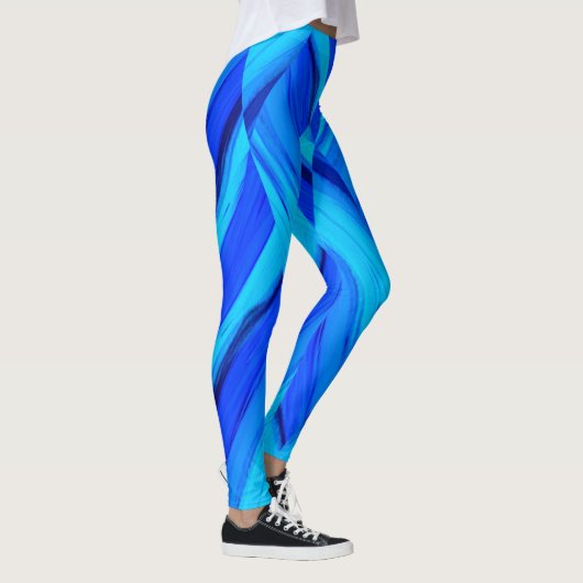 Blautöne der Leggings (Rechts)