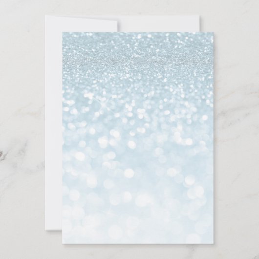 Blautöne erster kommunion chalihost einladung (Rückseite)