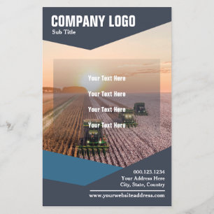 Blautöne individuell anpassbarer 5,5"x8,5"-Flyer Flyer