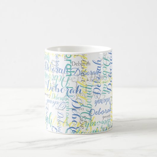 Blautöne Kaffeetasse (Mittel)