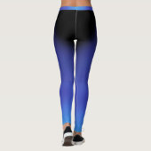 Blautöne Leggings (Rückseite)