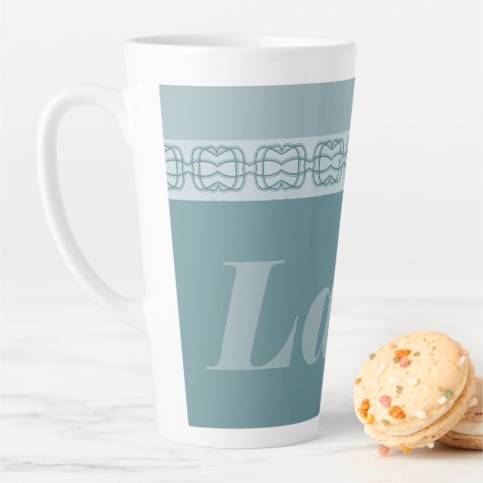 Blautöne Milchtasse (Beispiel)