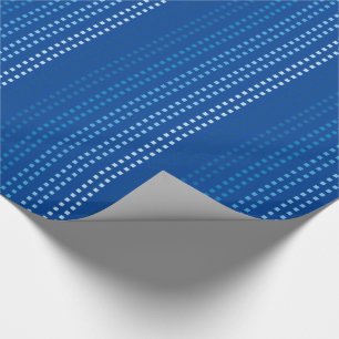 Blautöne mit wechselbarer Hintergrundfarbe Geschenkpapier
