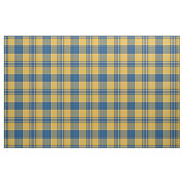 Blauu. GoldTartan Stoff (Yard (91,4 cm))