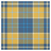 Blauu. GoldTartan Stoff (Muster)