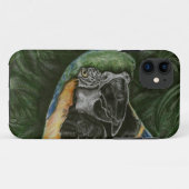 Blauund GoldMacaw Iphone Fall Case-Mate iPhone Hülle (Rückseite (Horizontal))