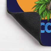 Blauund GoldMacaw Mousepad (Ecke)